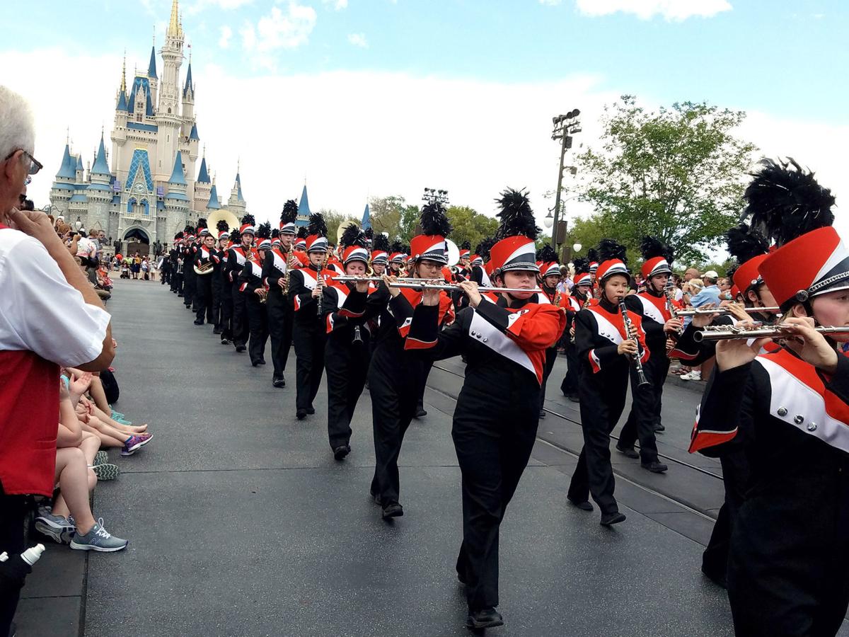 Portage band marches at Disney World in Florida over spring break