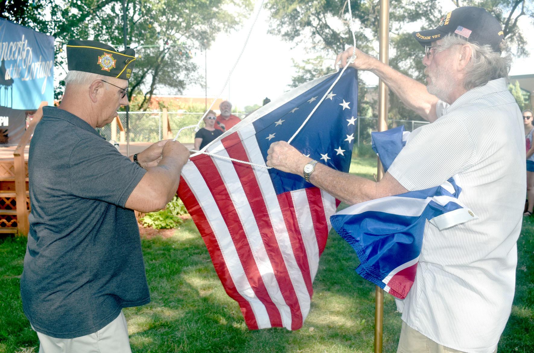 Portage VFW strikes the Union Jack on Independence Day Regional news