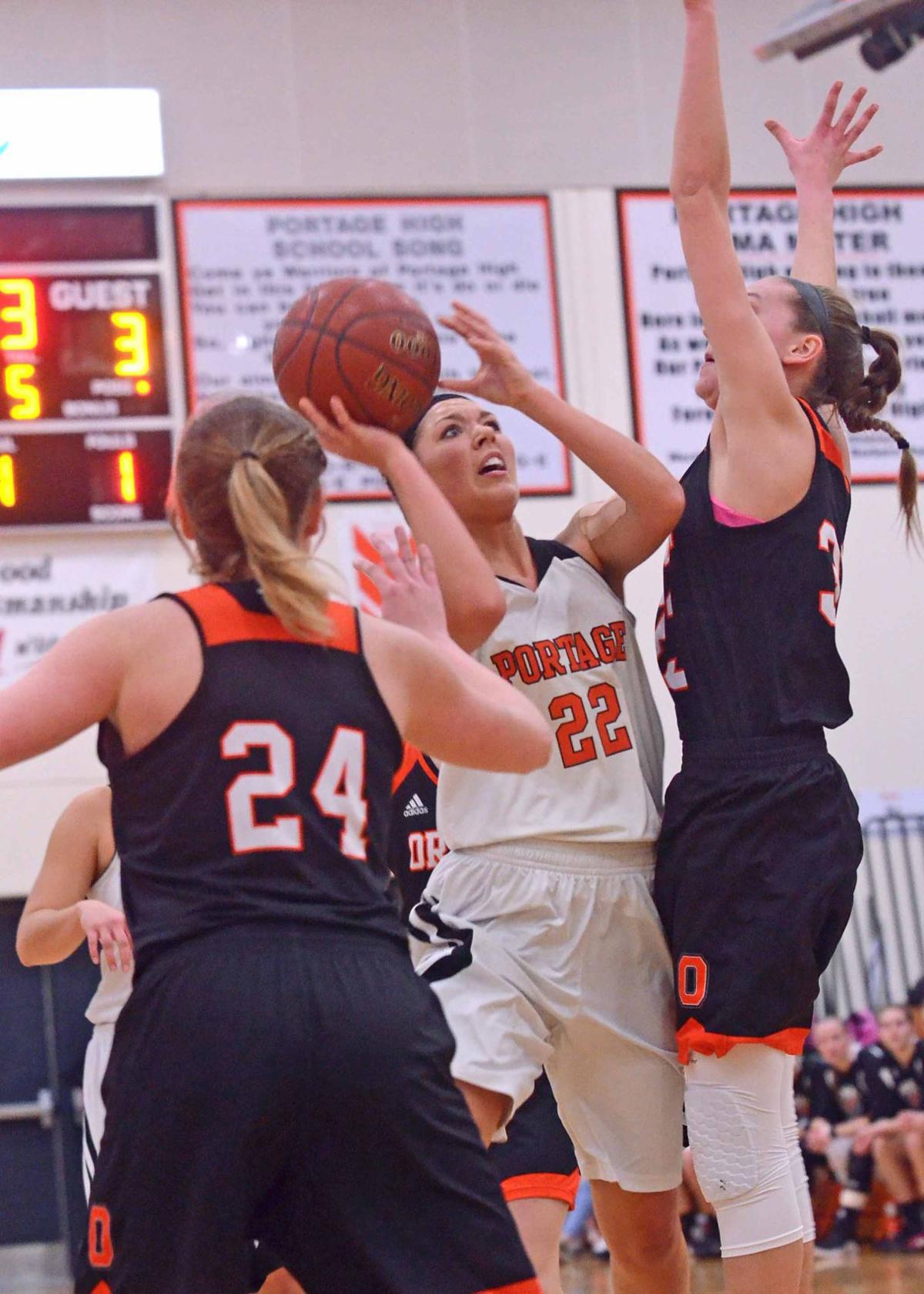 Prep Girls Basketball Portage Exits Early With Loss To Oregon