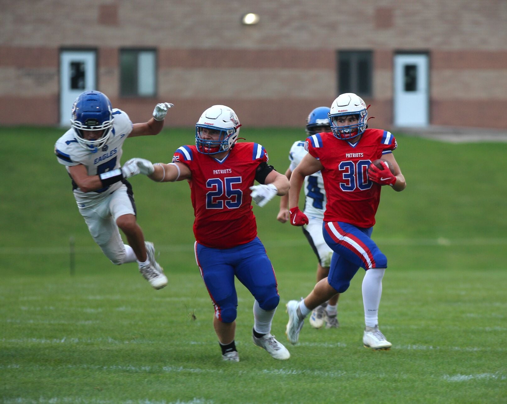 Randolph/Cambria-Friesland football's Callen Drews