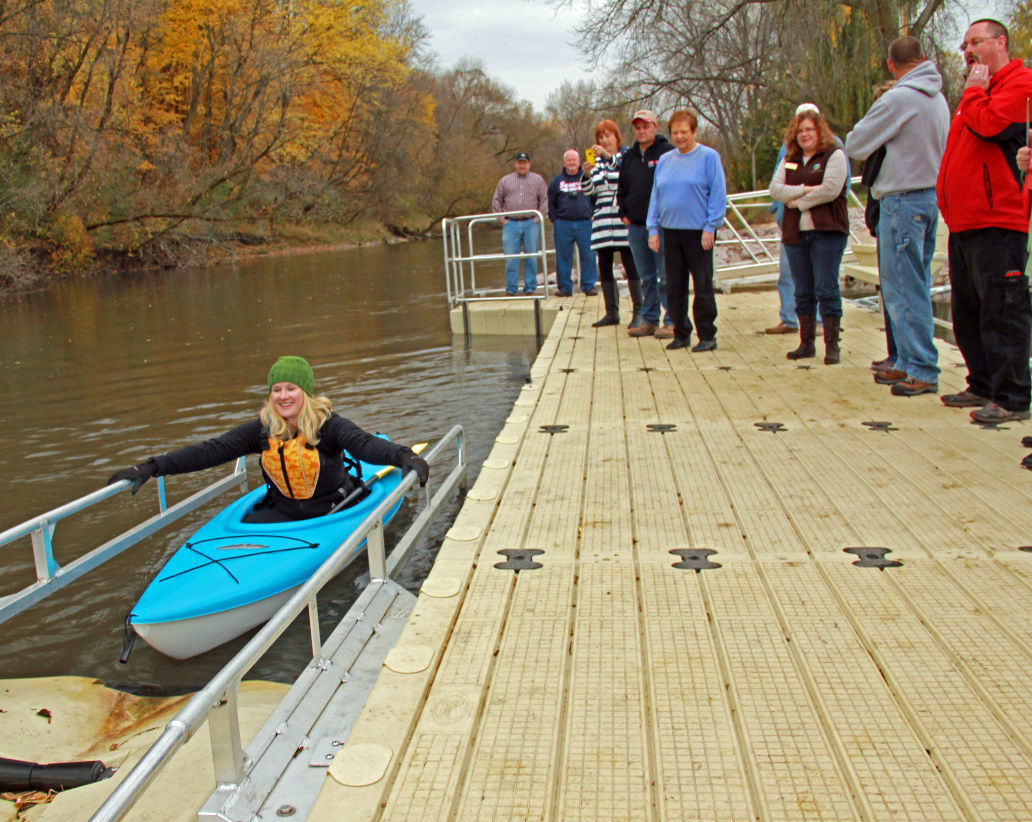 Haskins Park boat launch 'demolished' by rising Baraboo 