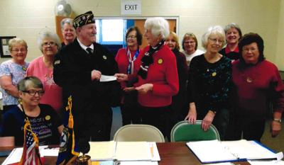 Pardeeville Legion Auxiliary donates $2,000 to building project