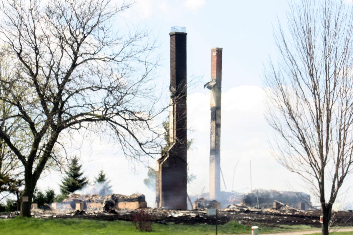 Only a drill Fire department burns down house