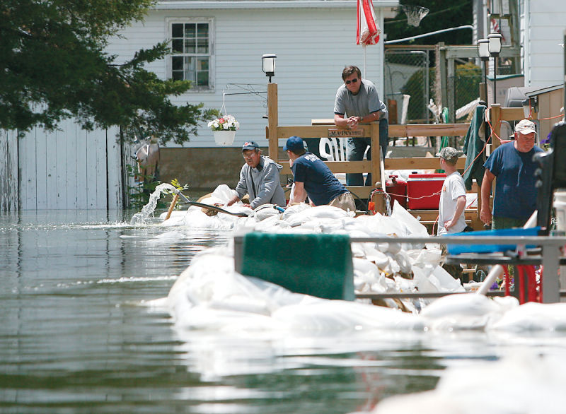 Haskell Street flooding