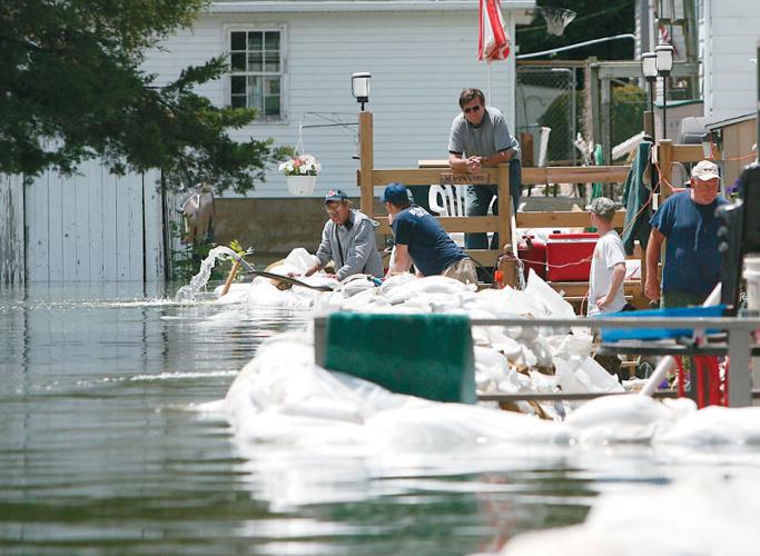 Haskell Street flooding