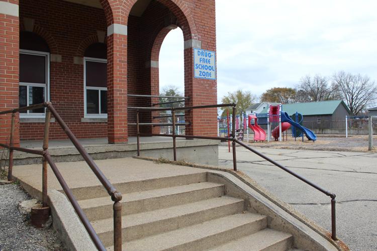South Elementary School picture with playground in background
