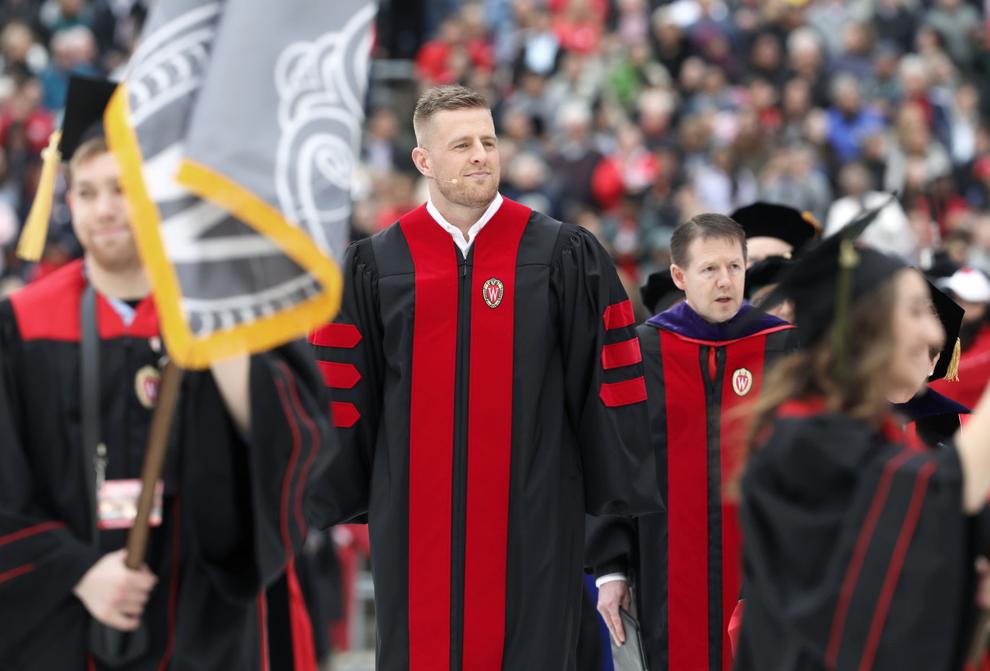 Photos UWMadison spring commencement ceremony Football