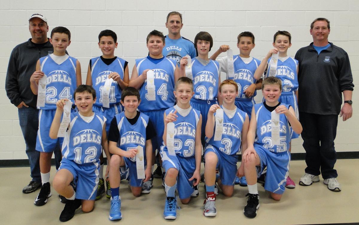 YOUTH BASKETBALL Sixth grade boys team from Wisconsin Dells does well