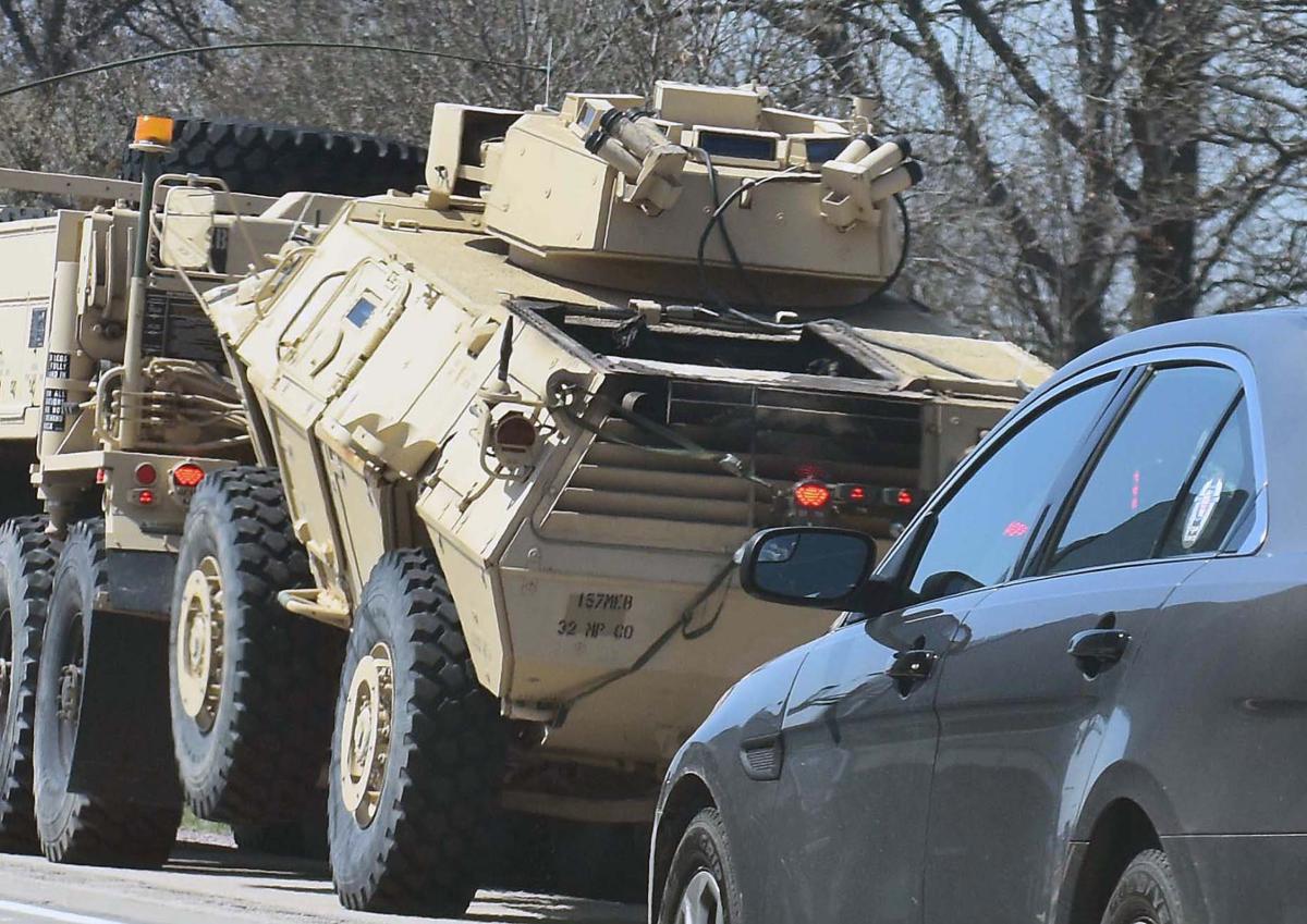 army convoy fire pic
