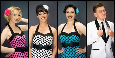 Shake, Rattle & Roll, from left, Emma Wilcox, Gabrielle Harker, Janna Linae, Kevin John Murray.