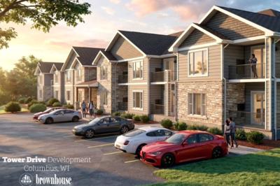A new housing project is underway on Tower Drive in Columbus.