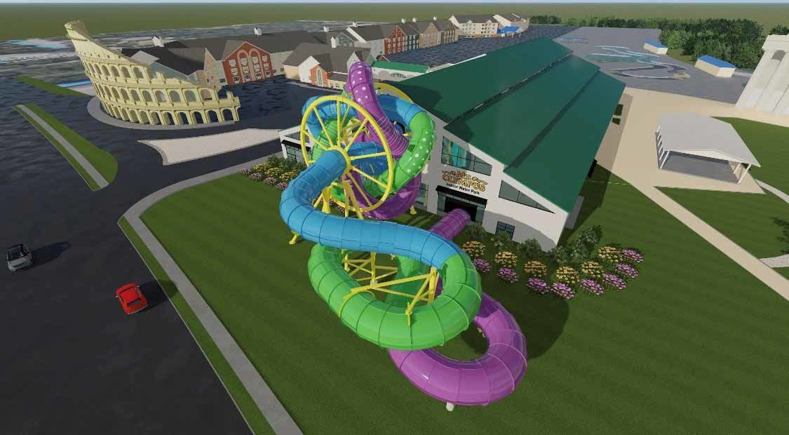 Mount Olympus in Wisconsin Dells to build country's tallest waterslide