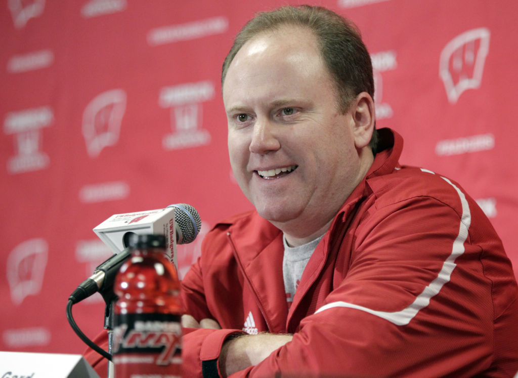 Photos Greg Gard through the years at the University of Wisconsin