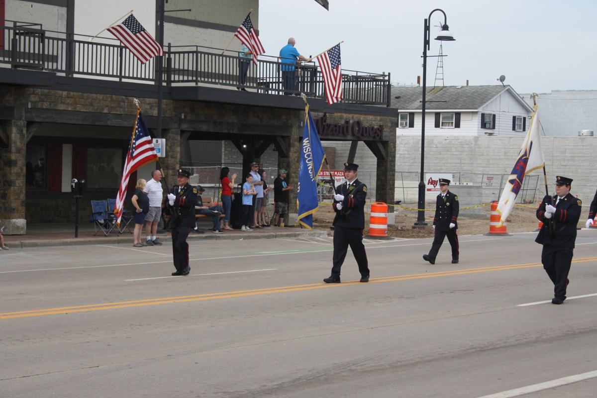 Delton Fire Dept. in Memorial Day parade