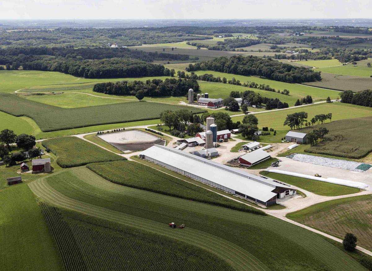 Gault Valley Farms aerial view.