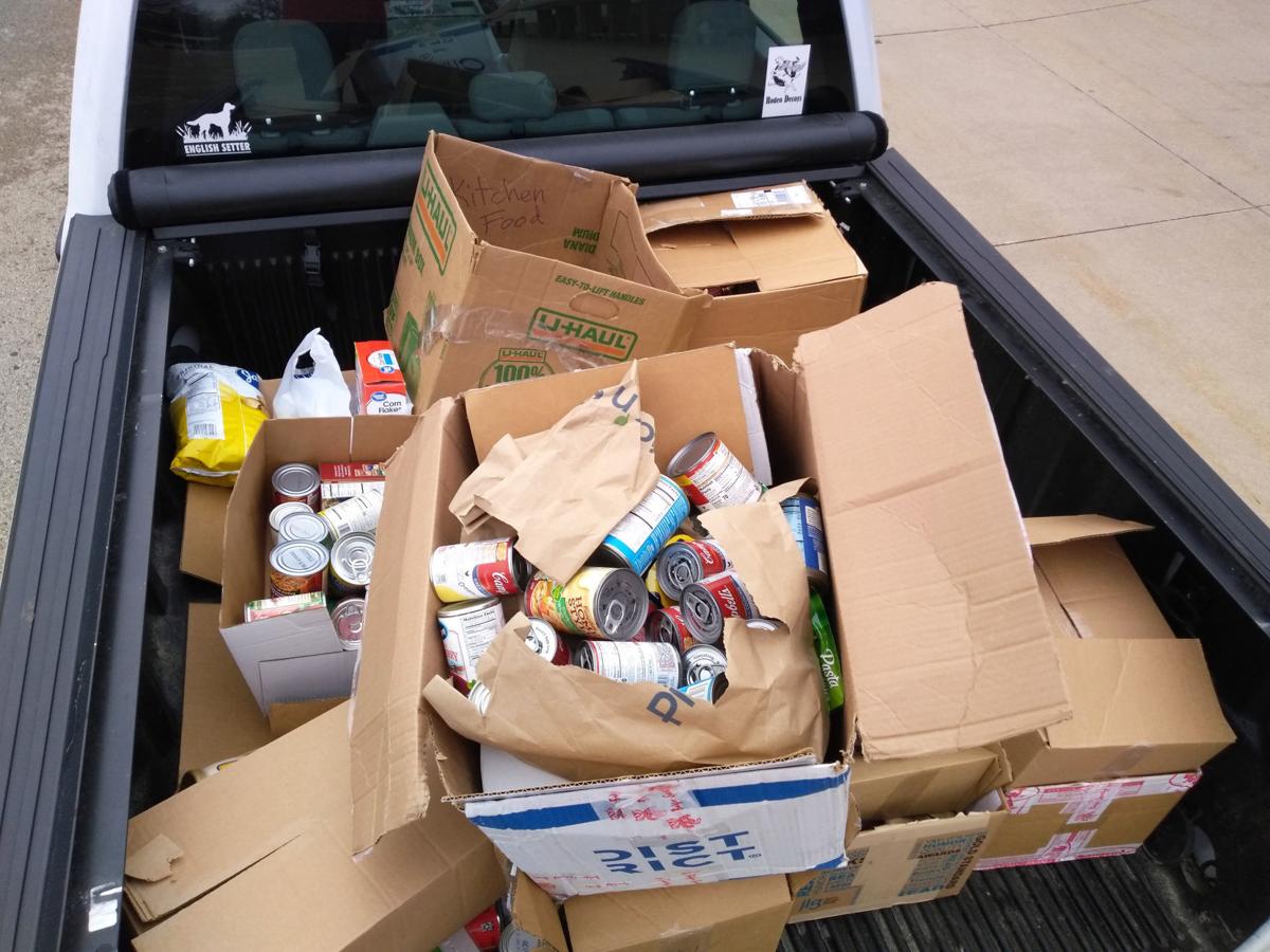 Fall River Middle School Football Players Help Local Food Pantry