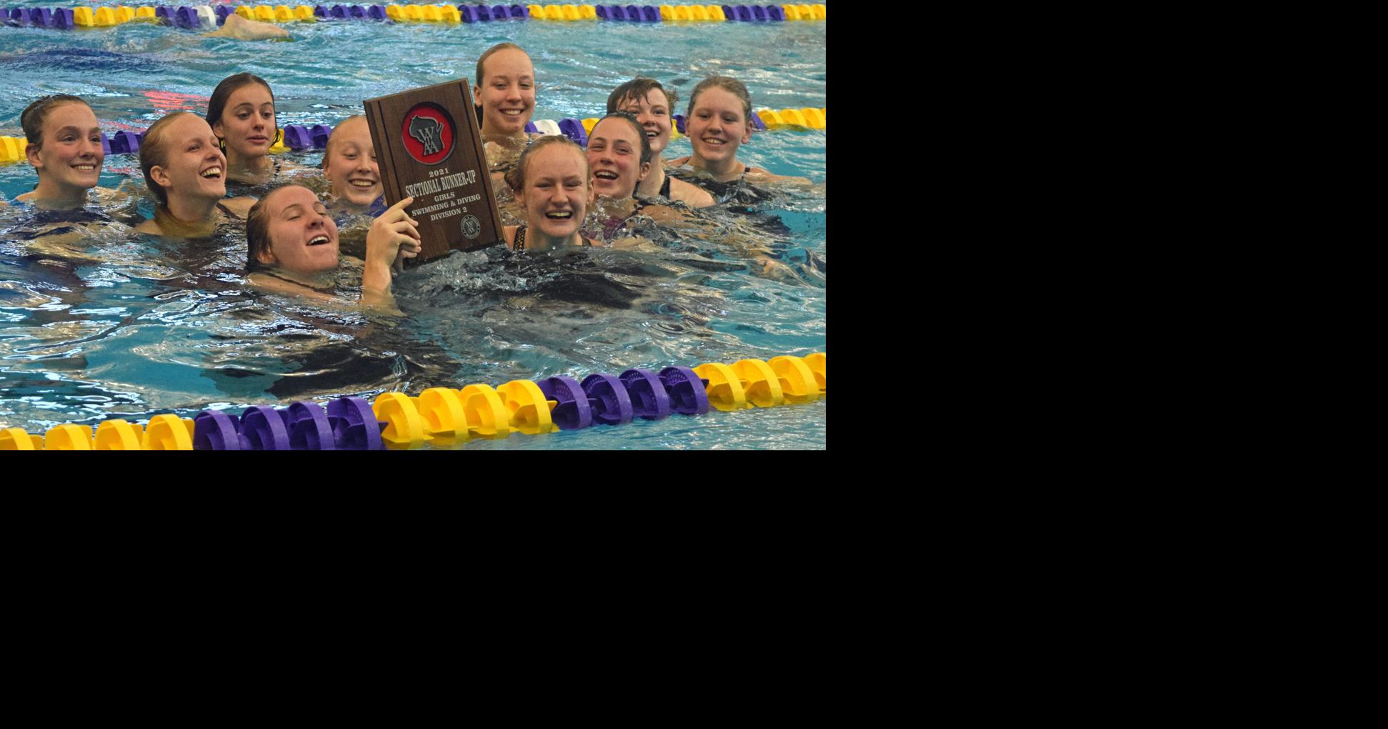 Baraboo girls swim ends sectional hardware drought, finishes runner up at Division 2 DeForest meet