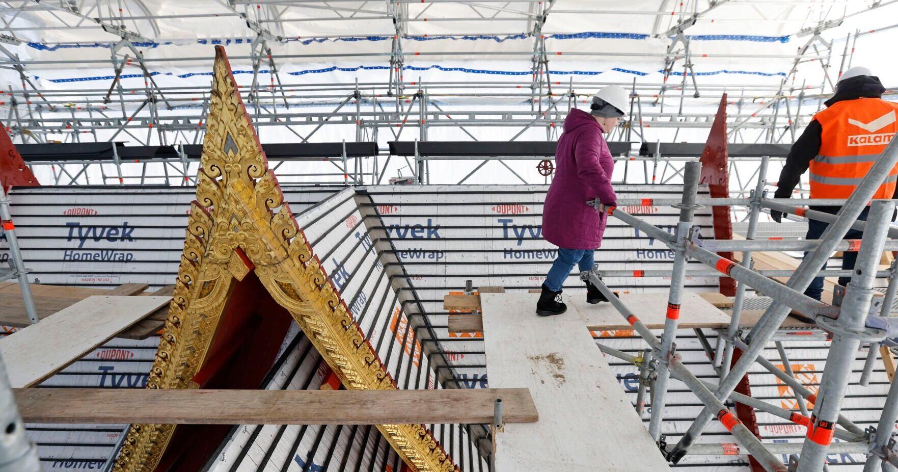 Thai Pavilion being restored - Vimarsana News