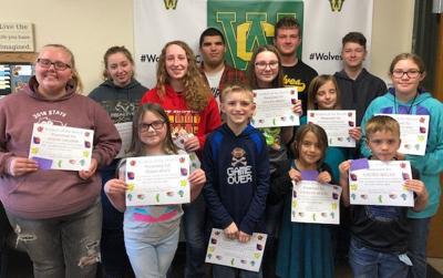 Wonewoc-Center October students of the month