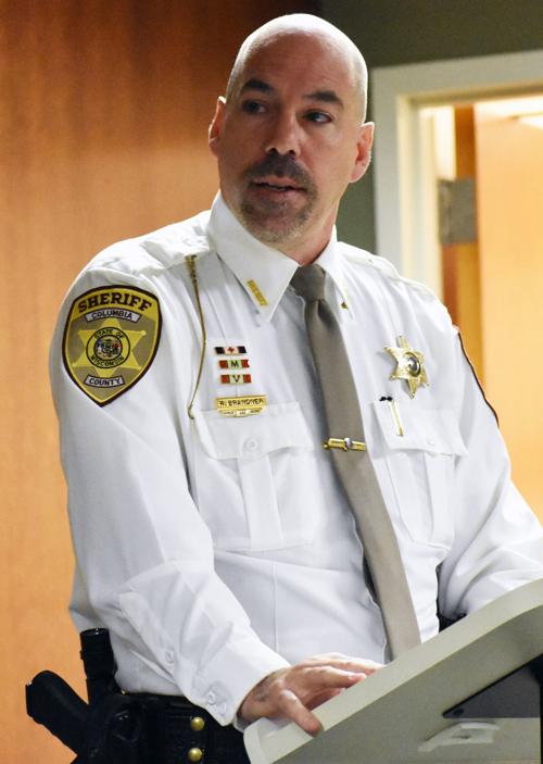 Sheriff Brandner speaks at ceremony (copy)