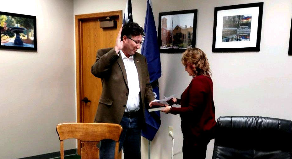 Boelk sworn in