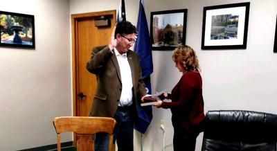 Boelk sworn in
