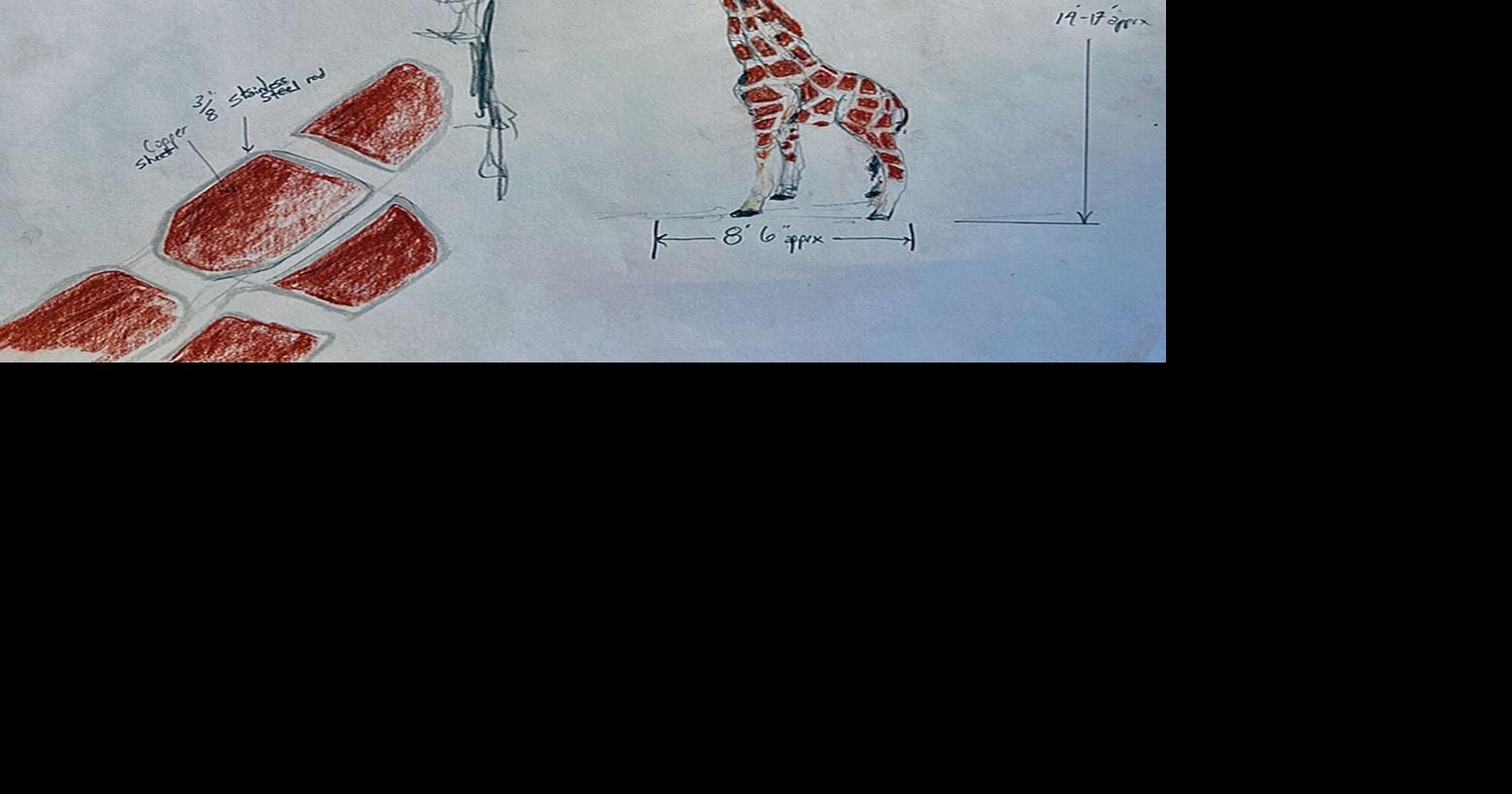 Giraffe unveiling set for Myron Park