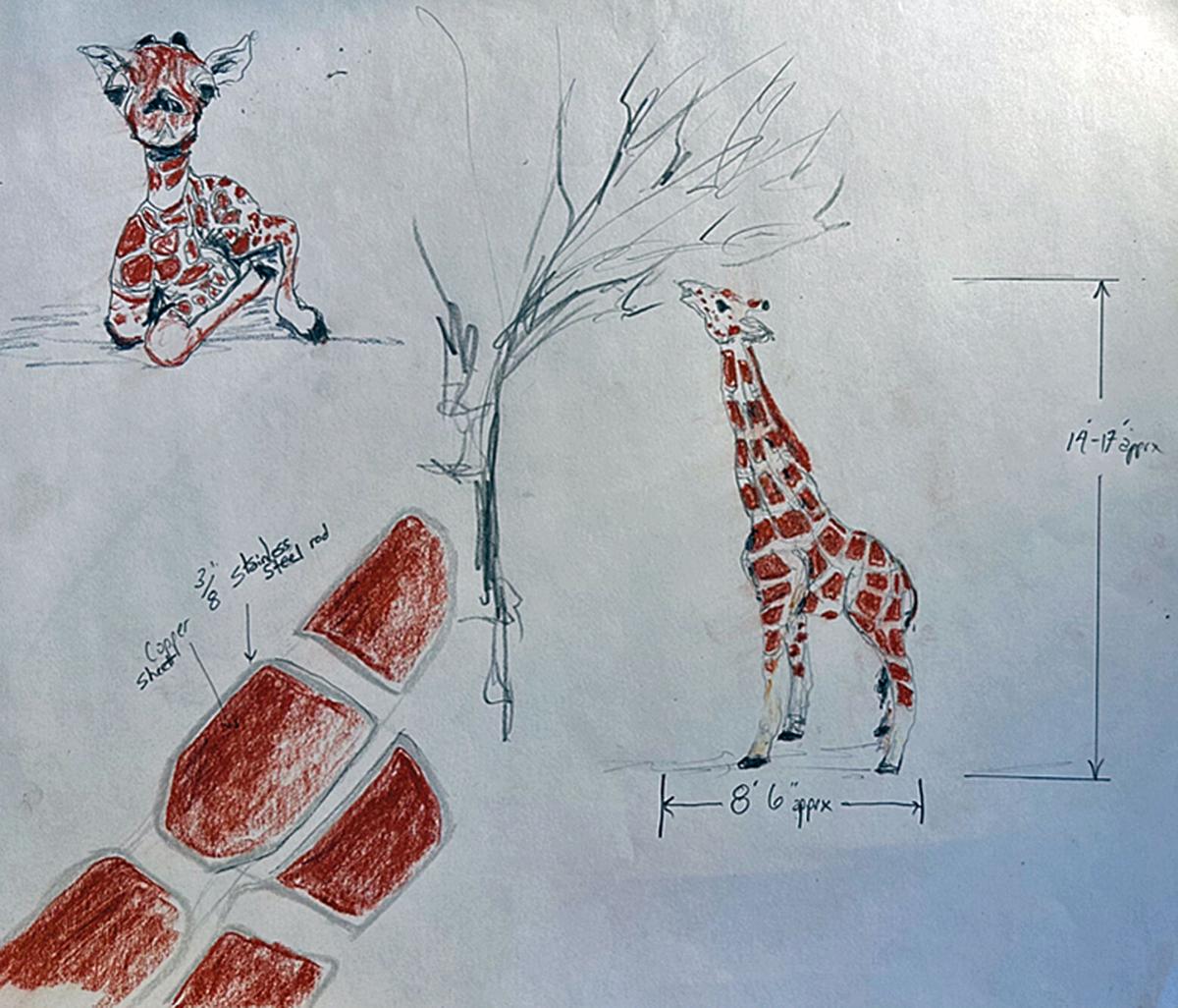 Giraffe unveiling set for Myron Park