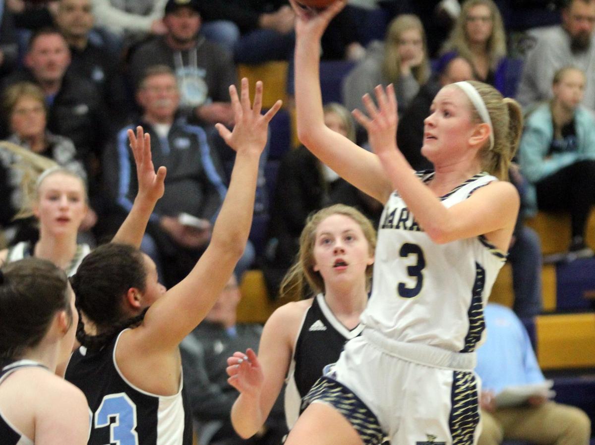 Prep Girls Basketball Baraboo S Moon Pfaff Make All Badger North
