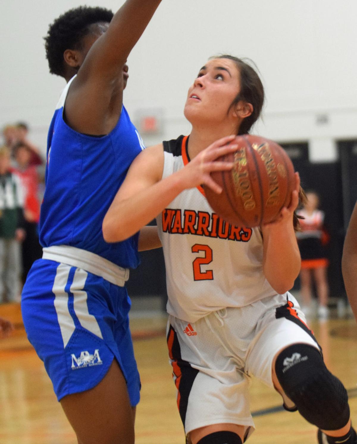 Prep Girls Basketball Portage Gets Clipped By Milwaukee Marshall
