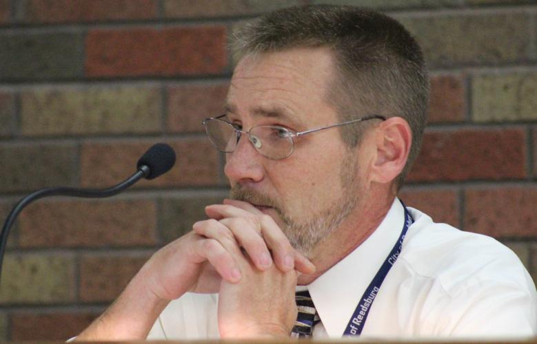 Dave listens to plan commission member
