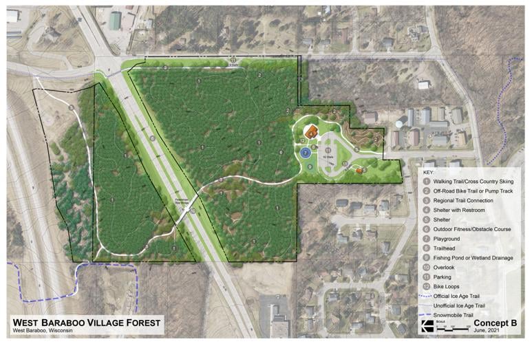 West Baraboo Forest Concept B