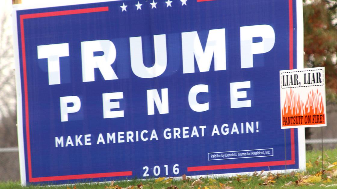 Trump Signs Stolen In Mauston Regional News Wiscnews Com