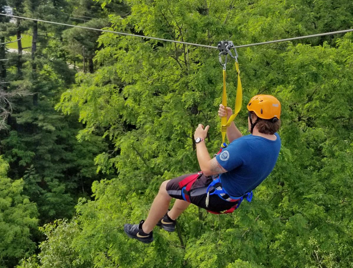 The Wilderness celebrate 10 years of zip lining with benefit for hungry