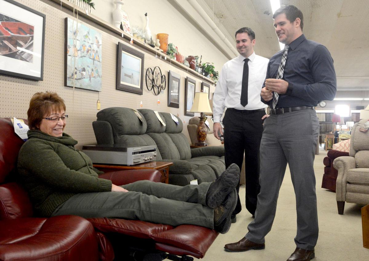 No Chandeliers Brothers Embrace Traditions Character Of Portage Furniture Store Regional News Wiscnews Com