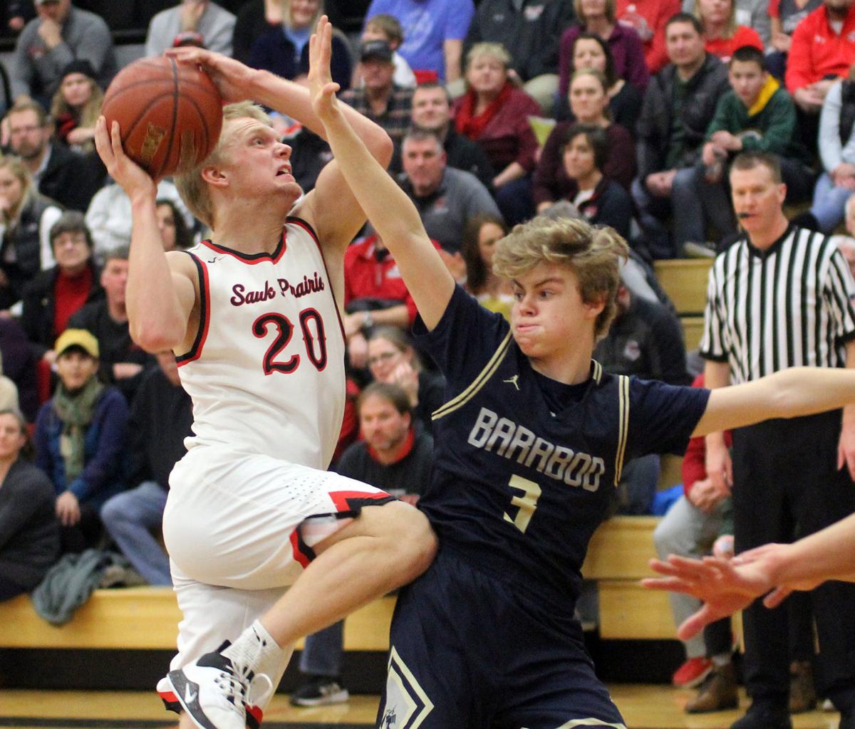 Prep Boys Basketball Sauk Prairie Routs Baraboo During Emotional Fundraiser Baraboo Wiscnews Com