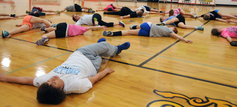 Dells track athletes stretch it out