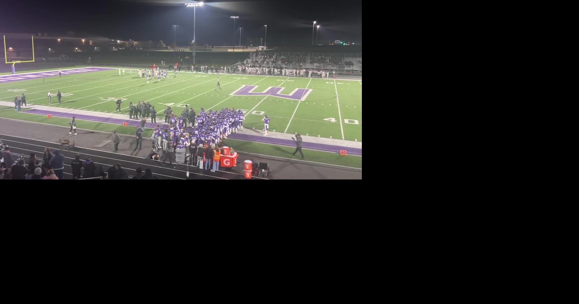 Waunakee celebrates its second round playoff win over Middleton