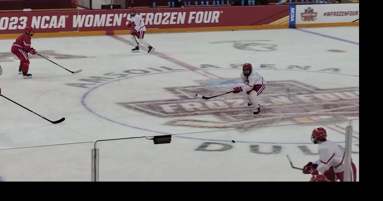 A look at Wisconsin’s practice on the eve of the Frozen Four in Duluth