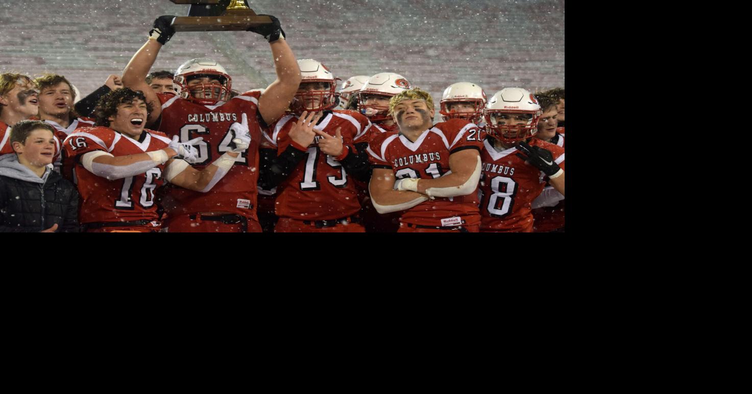 Red redemption: Columbus football wins state championship over power ...