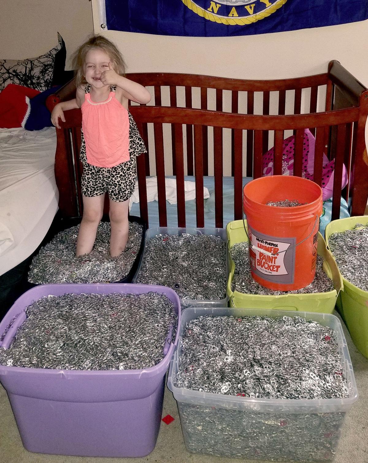 Portage Girl Shoots For Pop Top World Record To Aid Charity Regional News Wiscnews Com Ride on shooting star email: pop top world record to aid charity