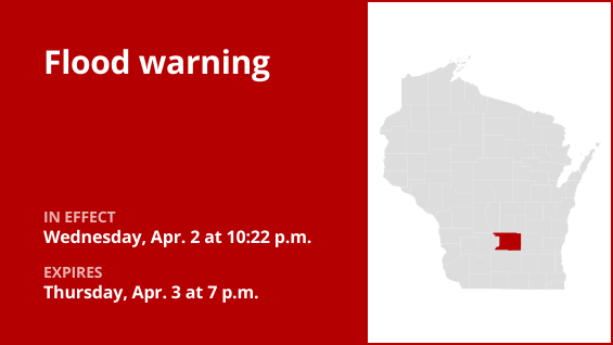 Update: Flood warning issued for Columbia County until Sunday afternoon ...