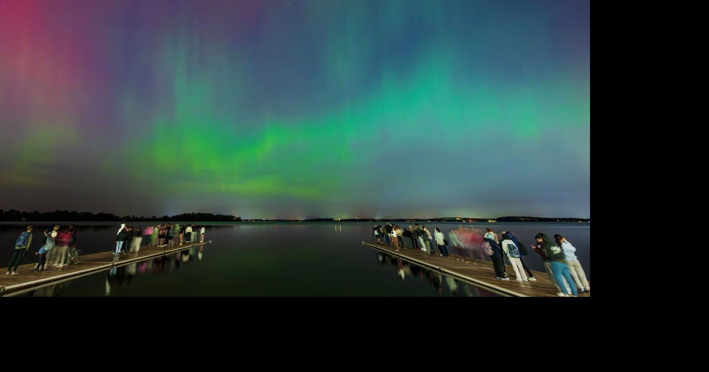 Photos from last week's northern lights show over the Madison area
