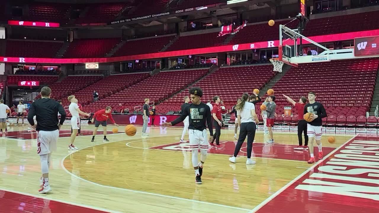 Badgers prepare for Rutgers game at the Kohl Center