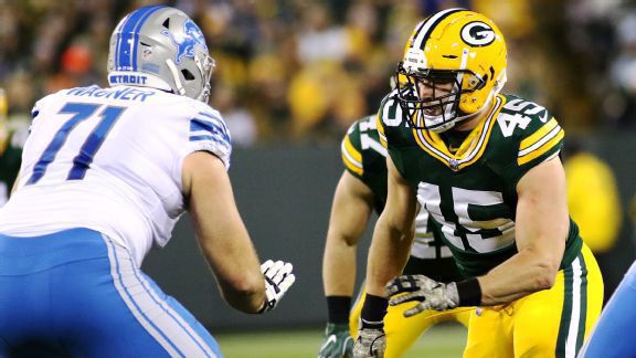 Packers list linebacker Clay Matthews as inactive vs. Steelers