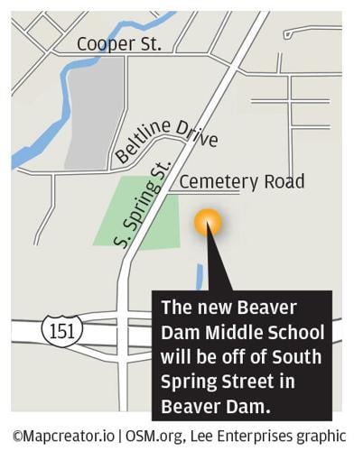 Beaver Dam Middle School location
