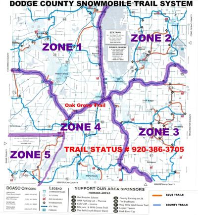 Juneau County Snowmobile Trail Map County Changes Snowmobile Trail System | Regional News | Wiscnews.com