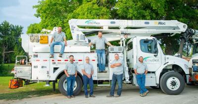 Waupun Utilities electric team members, from left, Chris Jahn, journeyman lineman/meter technician; Owen Vande Kolk, electric operations superintendent; Steve Brooks, general manager; Carson Schramm, journeyman lineman; Chad Flegner, electric line foreman; and Ross Hackbarth, journeyman lineman, receives national safety award.