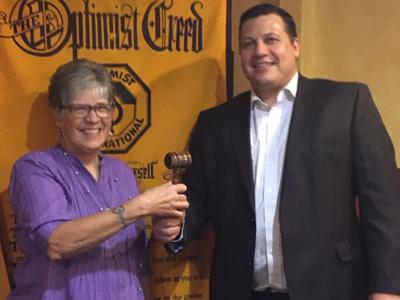 Optimist Club passes the gavel to new president
