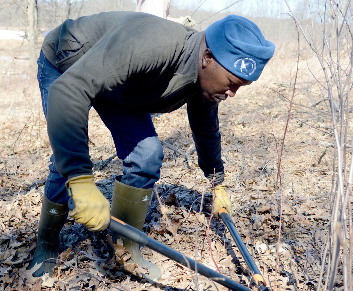 Wanyoike Wamiti helps in cleanup